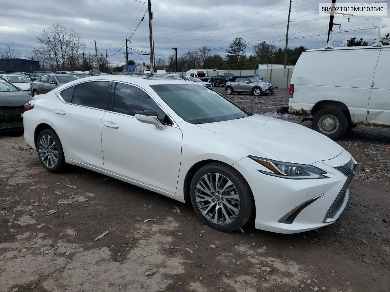 2021 Lexus Es 350 Base VIN: 58ADZ1B13MU103340 Lot: 47973735