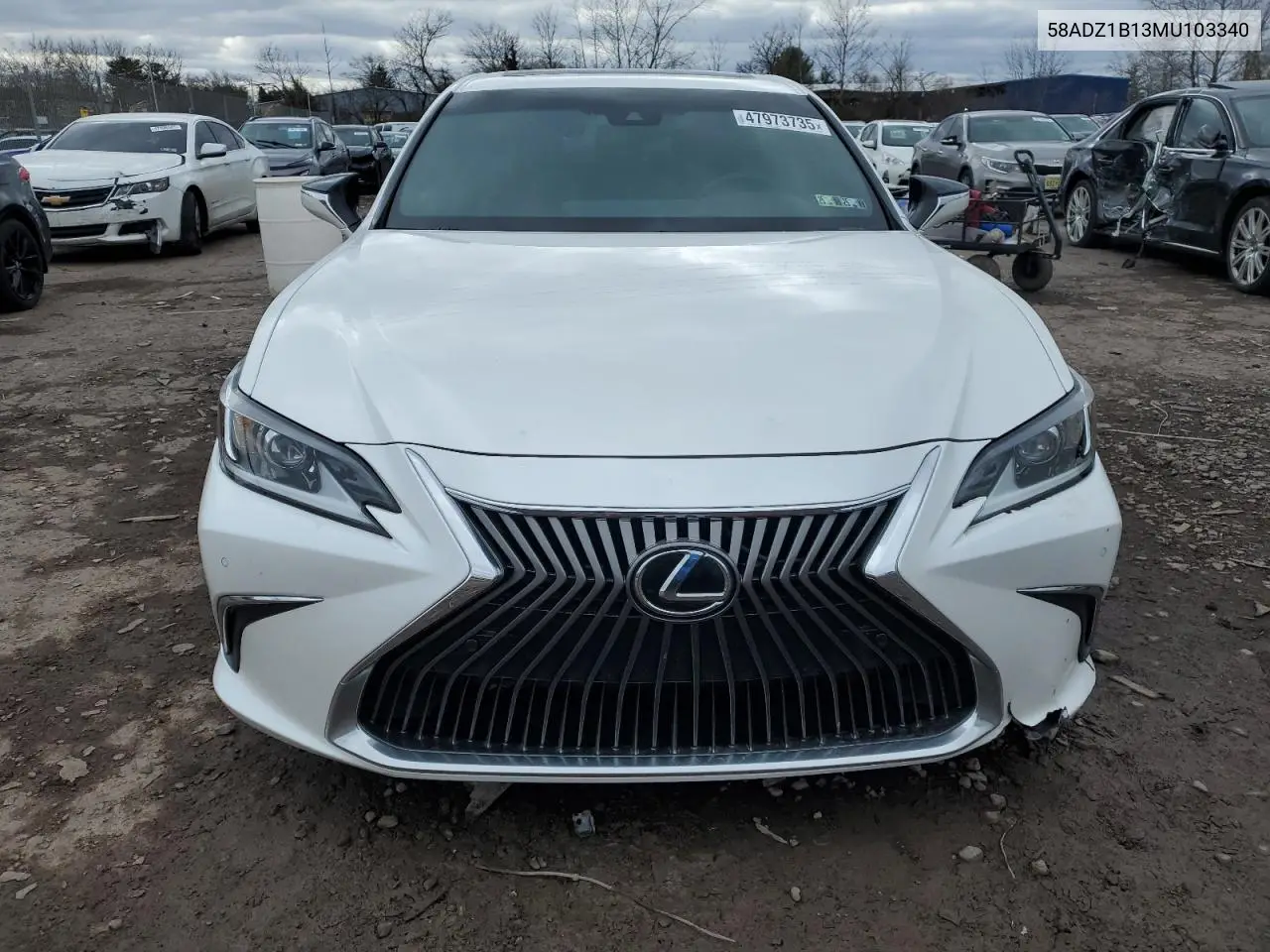 2021 Lexus Es 350 Base VIN: 58ADZ1B13MU103340 Lot: 47973735