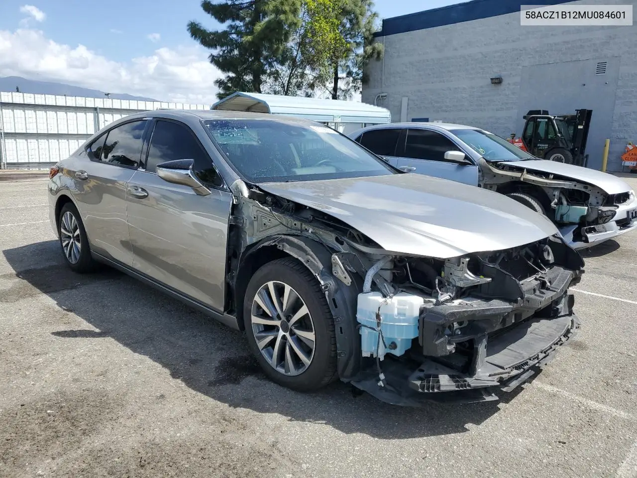 2021 Lexus Es 350 Base VIN: 58ACZ1B12MU084601 Lot: 51136605