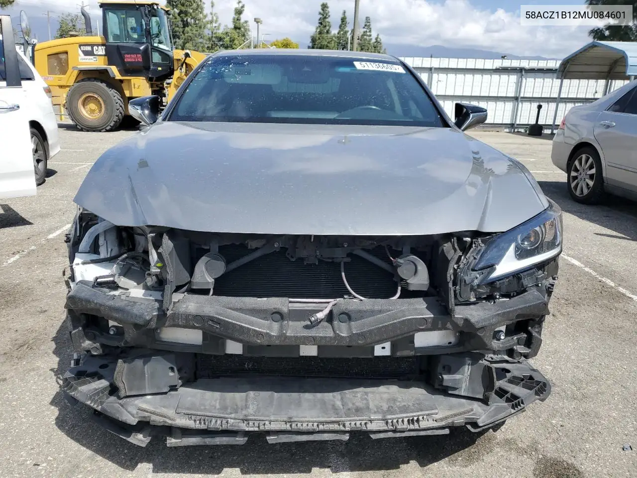 2021 Lexus Es 350 Base VIN: 58ACZ1B12MU084601 Lot: 51136605