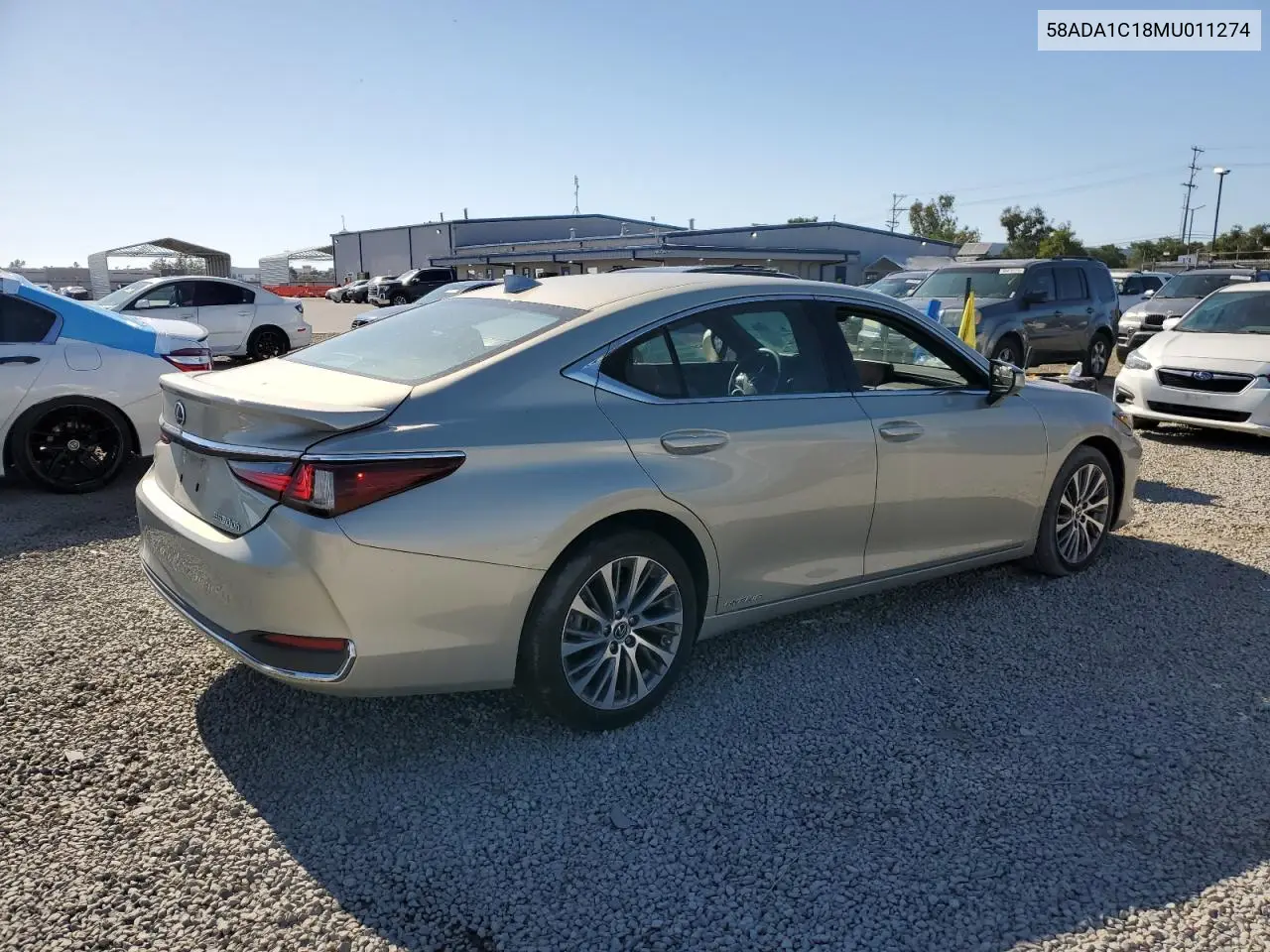 2021 Lexus Es 300H VIN: 58ADA1C18MU011274 Lot: 56157935