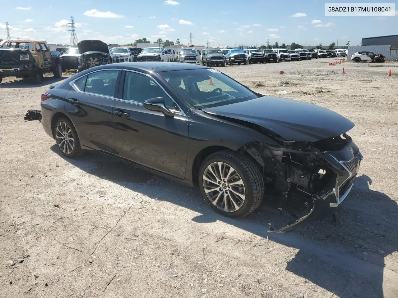 2021 Lexus Es 350 Base VIN: 58ADZ1B17MU108041 Lot: 56472735