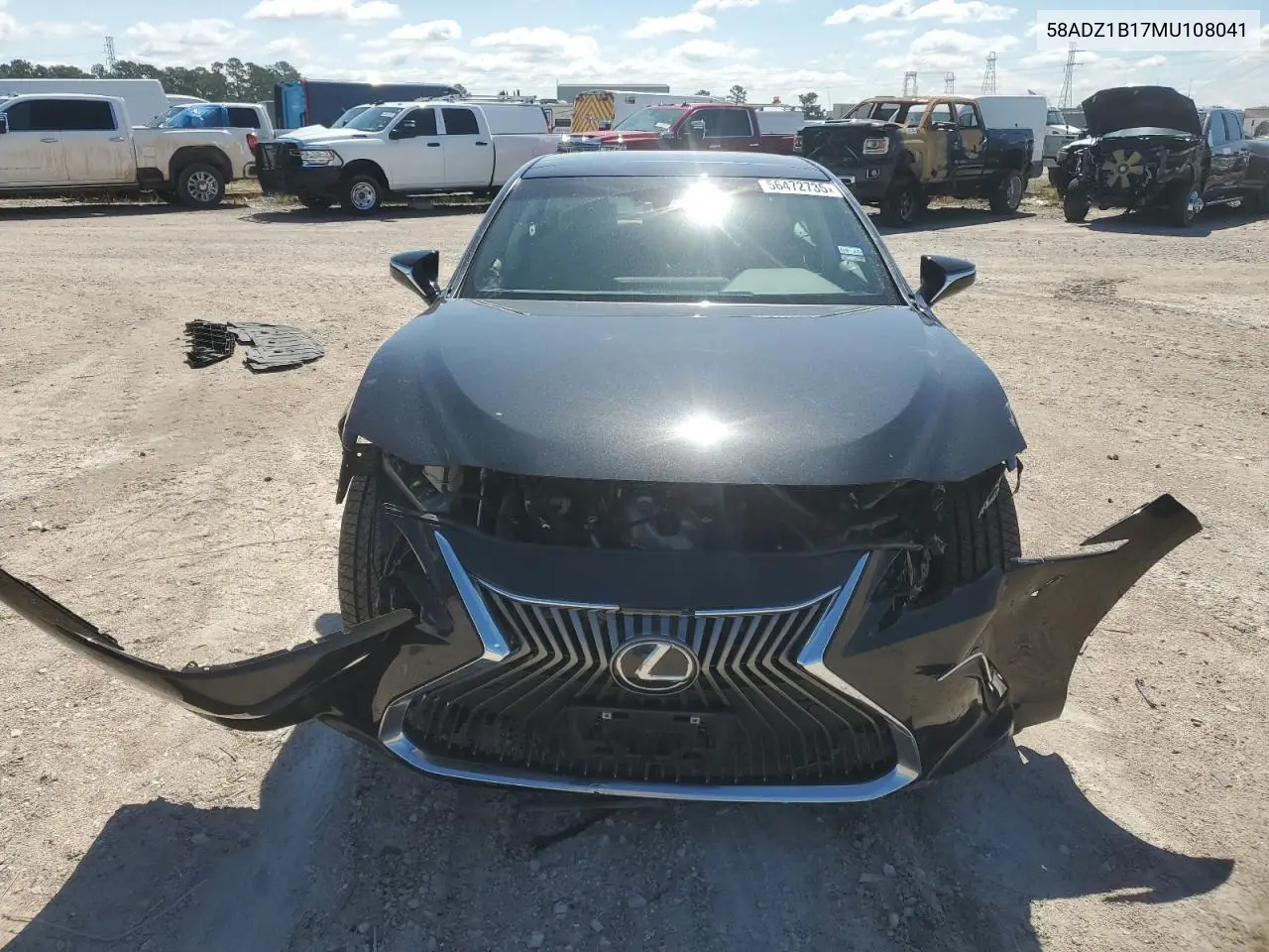 2021 Lexus Es 350 Base VIN: 58ADZ1B17MU108041 Lot: 56472735