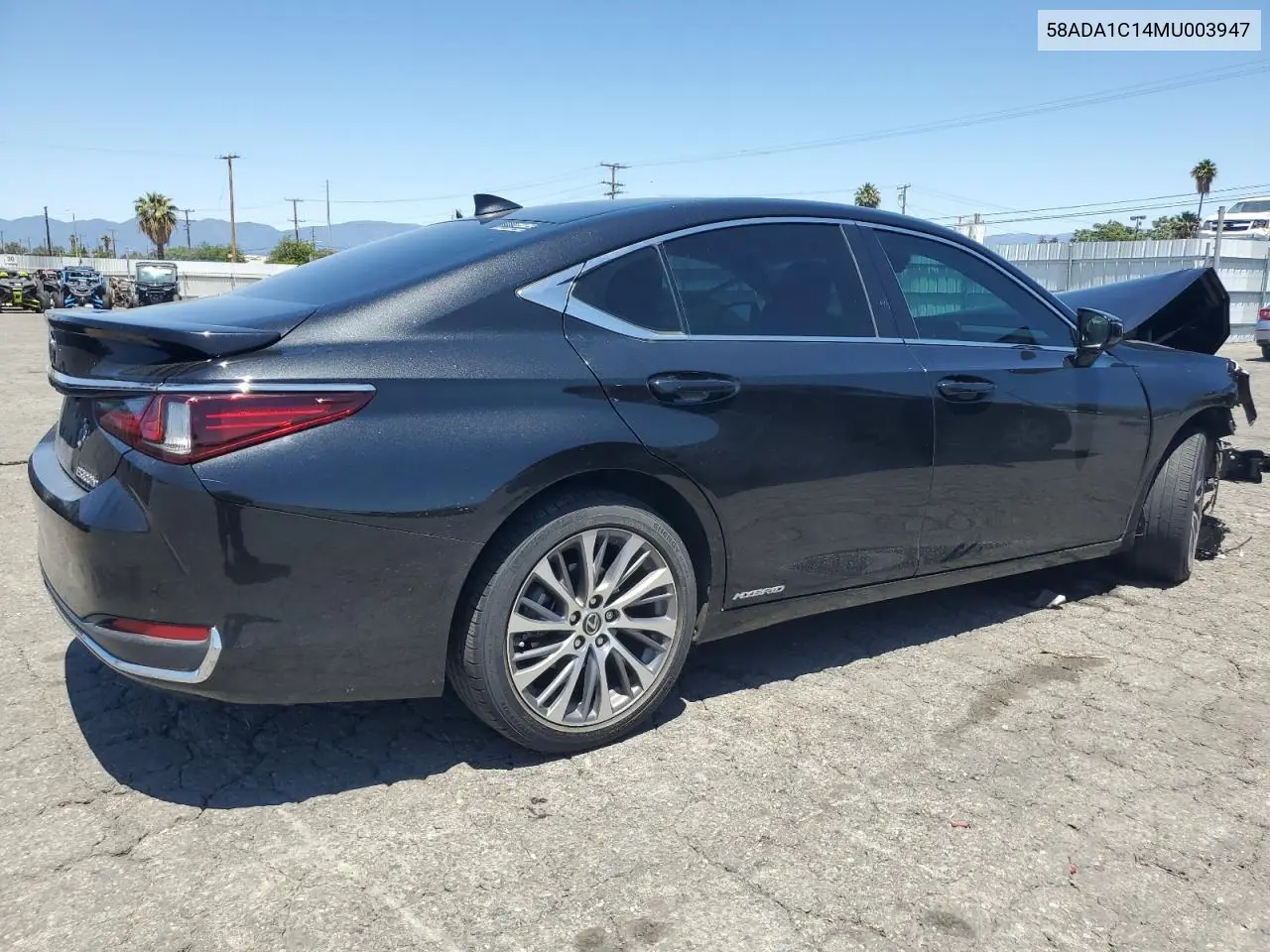 2021 Lexus Es 300H VIN: 58ADA1C14MU003947 Lot: 56539095