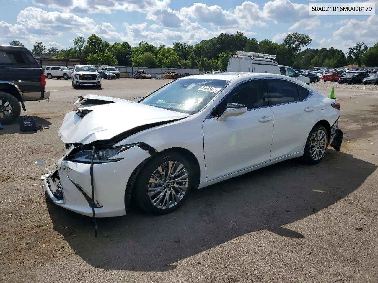 2021 Lexus Es 350 Base VIN: 58ADZ1B16MU098179 Lot: 56842395