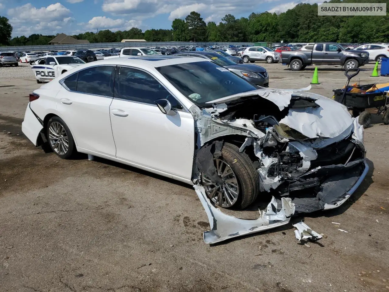 2021 Lexus Es 350 Base VIN: 58ADZ1B16MU098179 Lot: 56842395