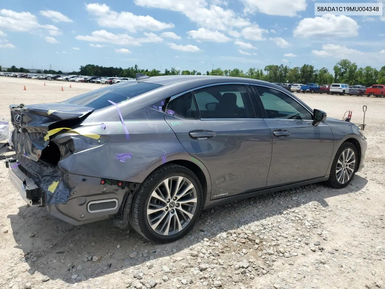 2021 Lexus Es 300H VIN: 58ADA1C19MU004348 Lot: 56842645