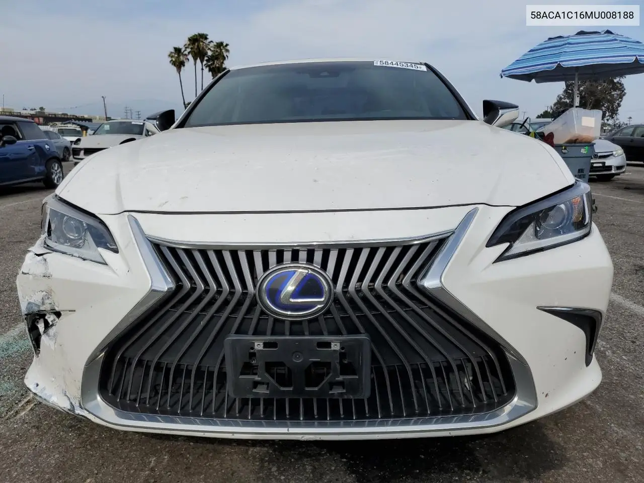 2021 Lexus Es 300H Base VIN: 58ACA1C16MU008188 Lot: 58445345