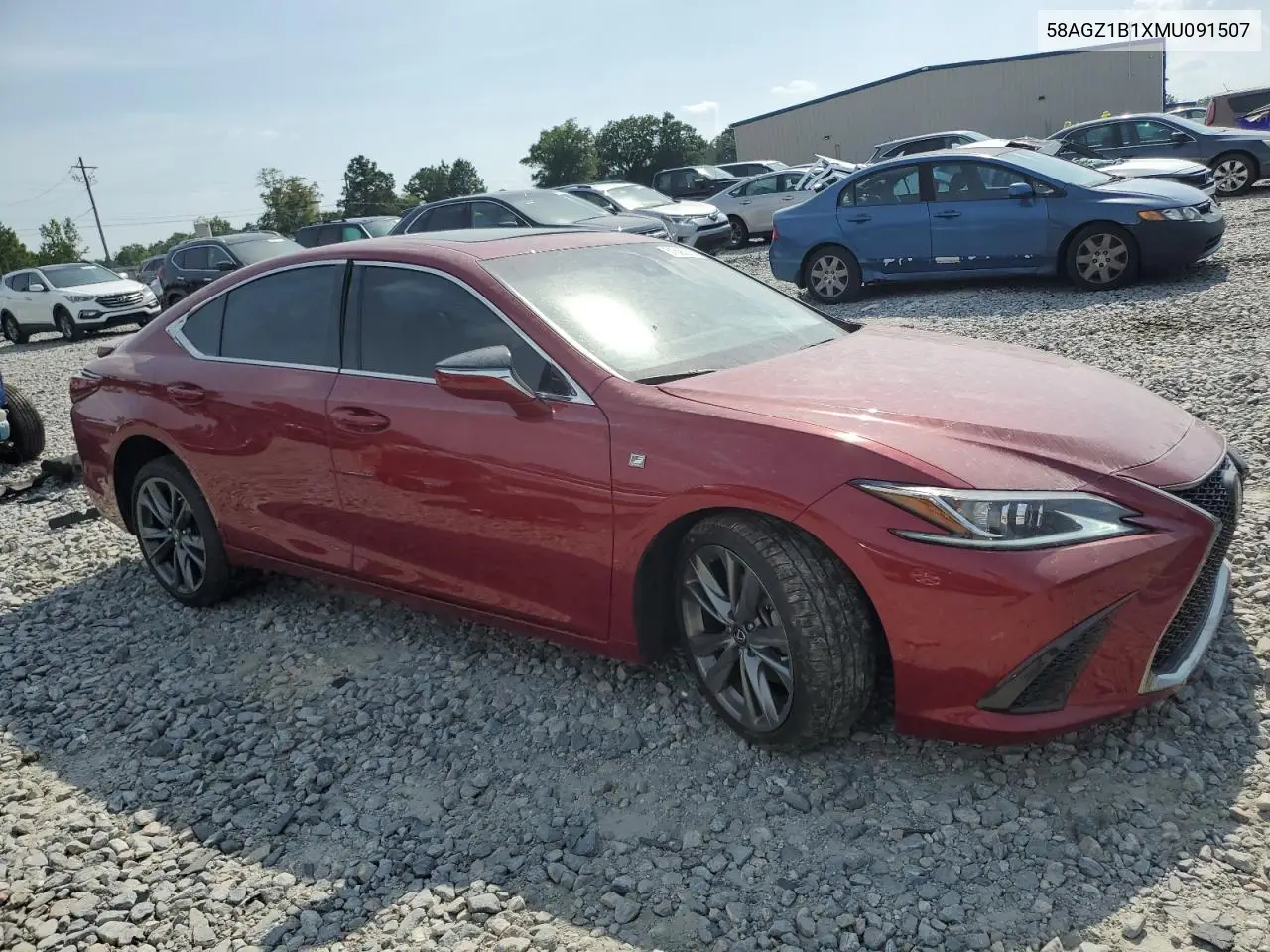 2021 Lexus Es 350 Base VIN: 58AGZ1B1XMU091507 Lot: 61626075