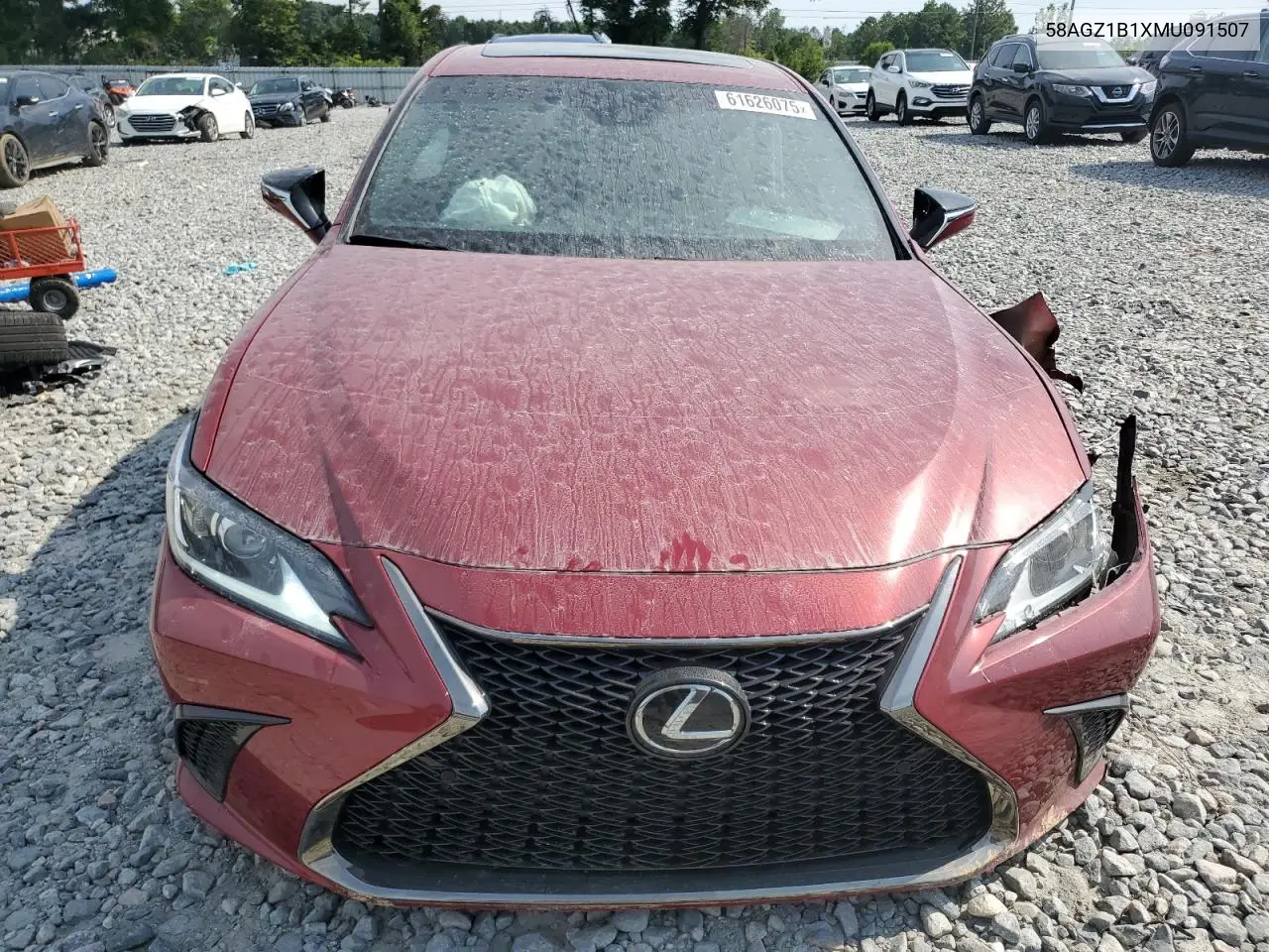 2021 Lexus Es 350 Base VIN: 58AGZ1B1XMU091507 Lot: 61626075