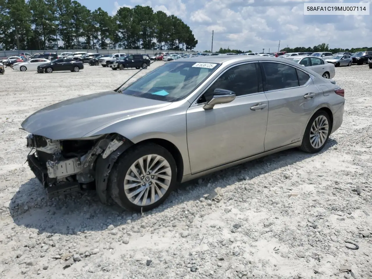 2021 Lexus Es 300H Ultra Luxury VIN: 58AFA1C19MU007114 Lot: 61636125