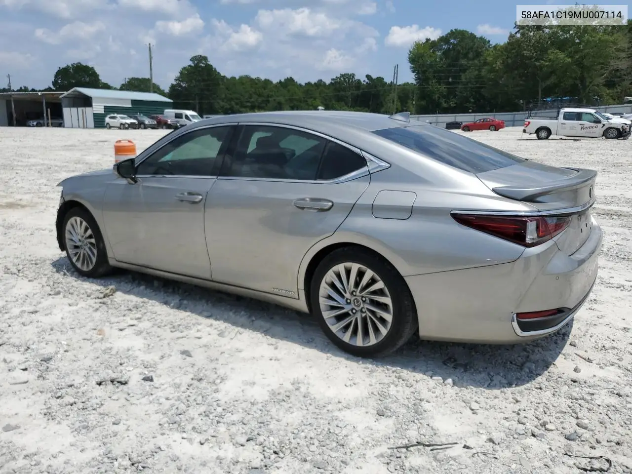 2021 Lexus Es 300H Ultra Luxury VIN: 58AFA1C19MU007114 Lot: 61636125