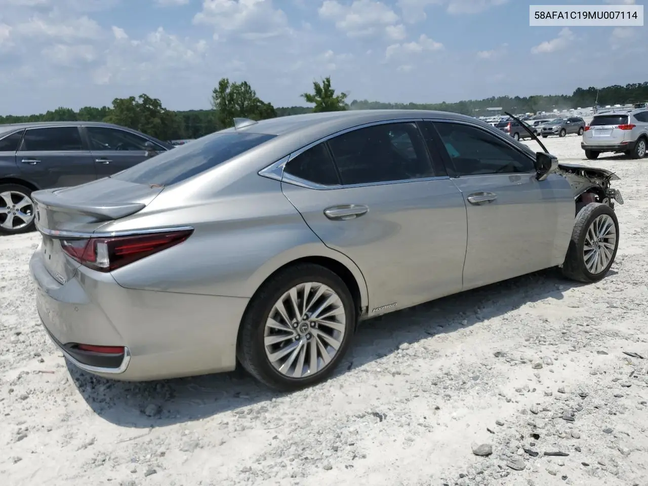 2021 Lexus Es 300H Ultra Luxury VIN: 58AFA1C19MU007114 Lot: 61636125