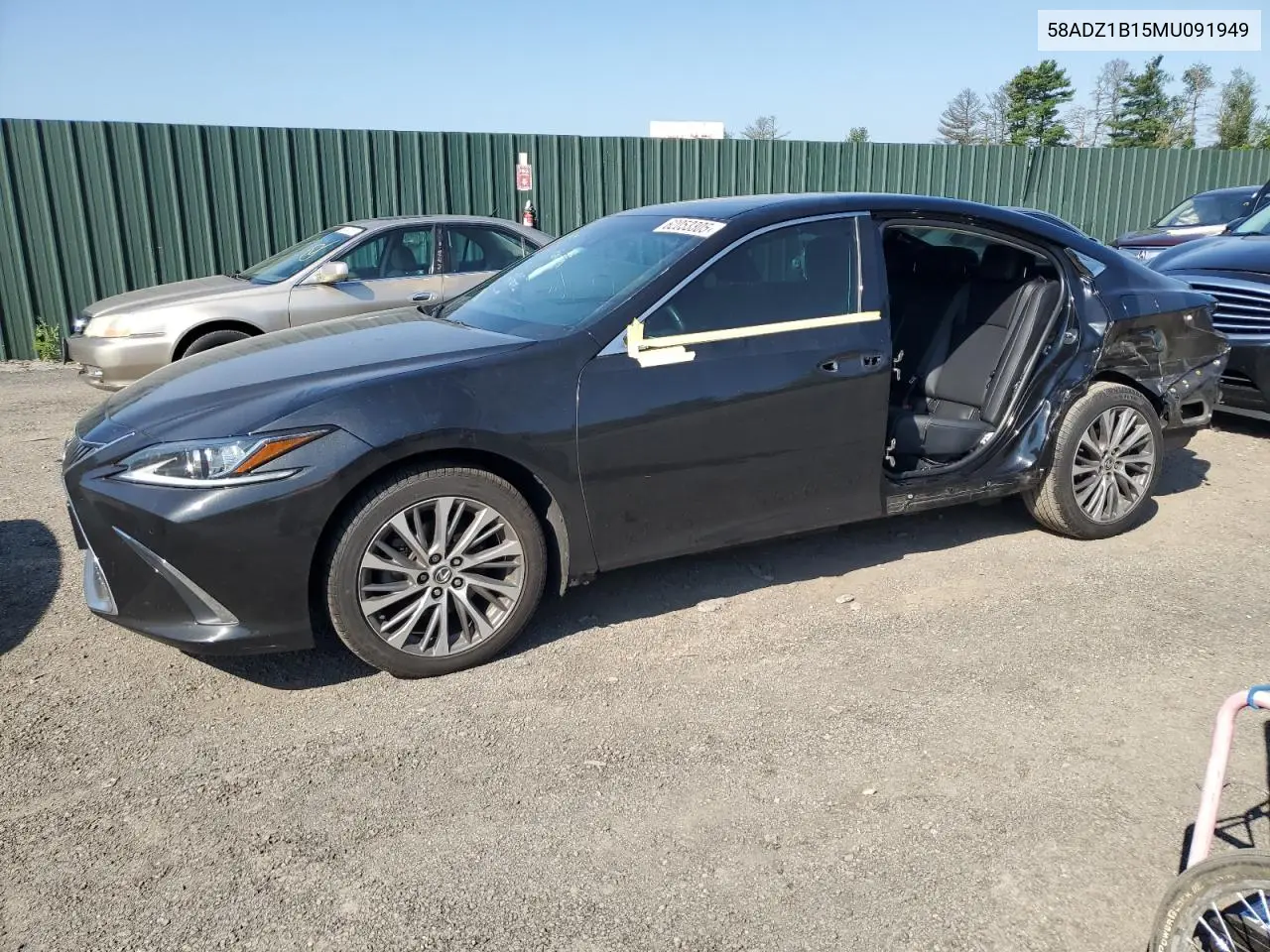 2021 Lexus Es 350 Base VIN: 58ADZ1B15MU091949 Lot: 62053305
