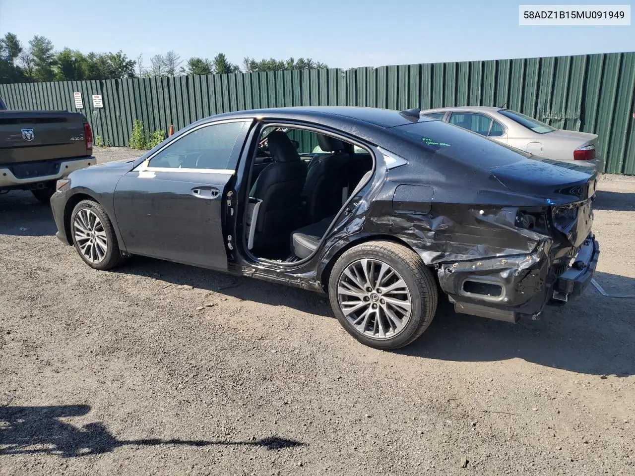 2021 Lexus Es 350 Base VIN: 58ADZ1B15MU091949 Lot: 62053305