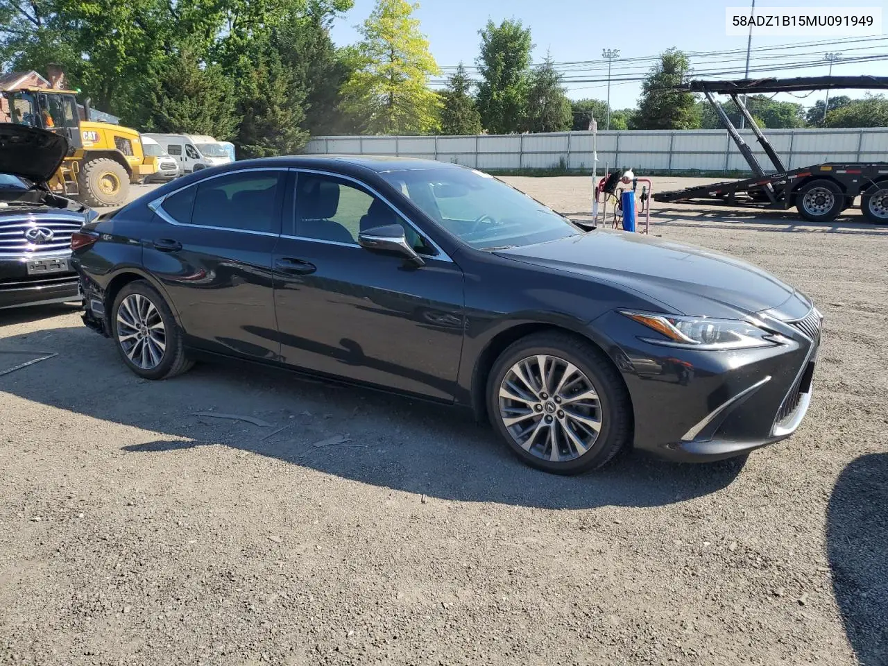 2021 Lexus Es 350 Base VIN: 58ADZ1B15MU091949 Lot: 62053305