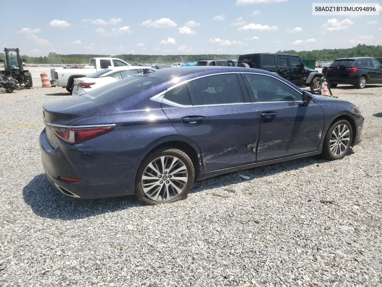 2021 Lexus Es 350 Base VIN: 58ADZ1B13MU094896 Lot: 62229735