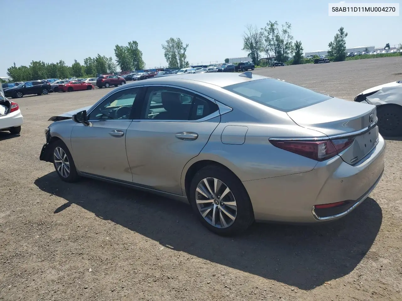 2021 Lexus Es 250 VIN: 58AB11D11MU004270 Lot: 62282495
