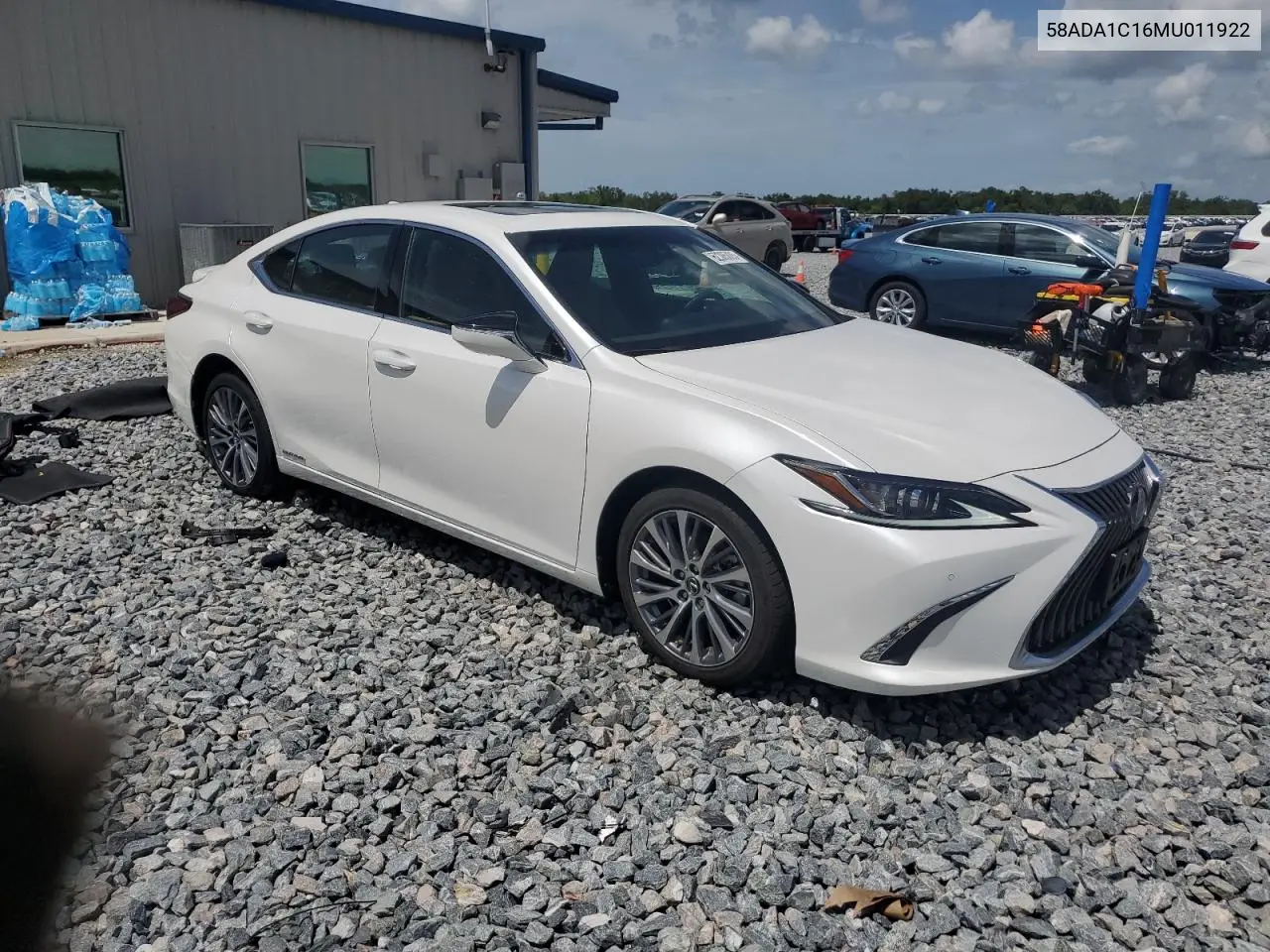 2021 Lexus Es 300H VIN: 58ADA1C16MU011922 Lot: 62385085