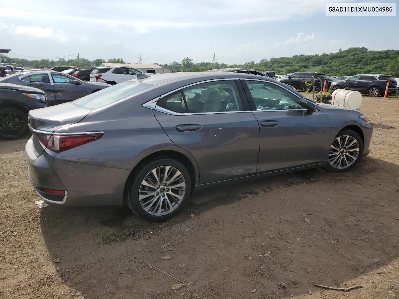 2021 Lexus Es 250 Base VIN: 58AD11D1XMU004986 Lot: 62398845