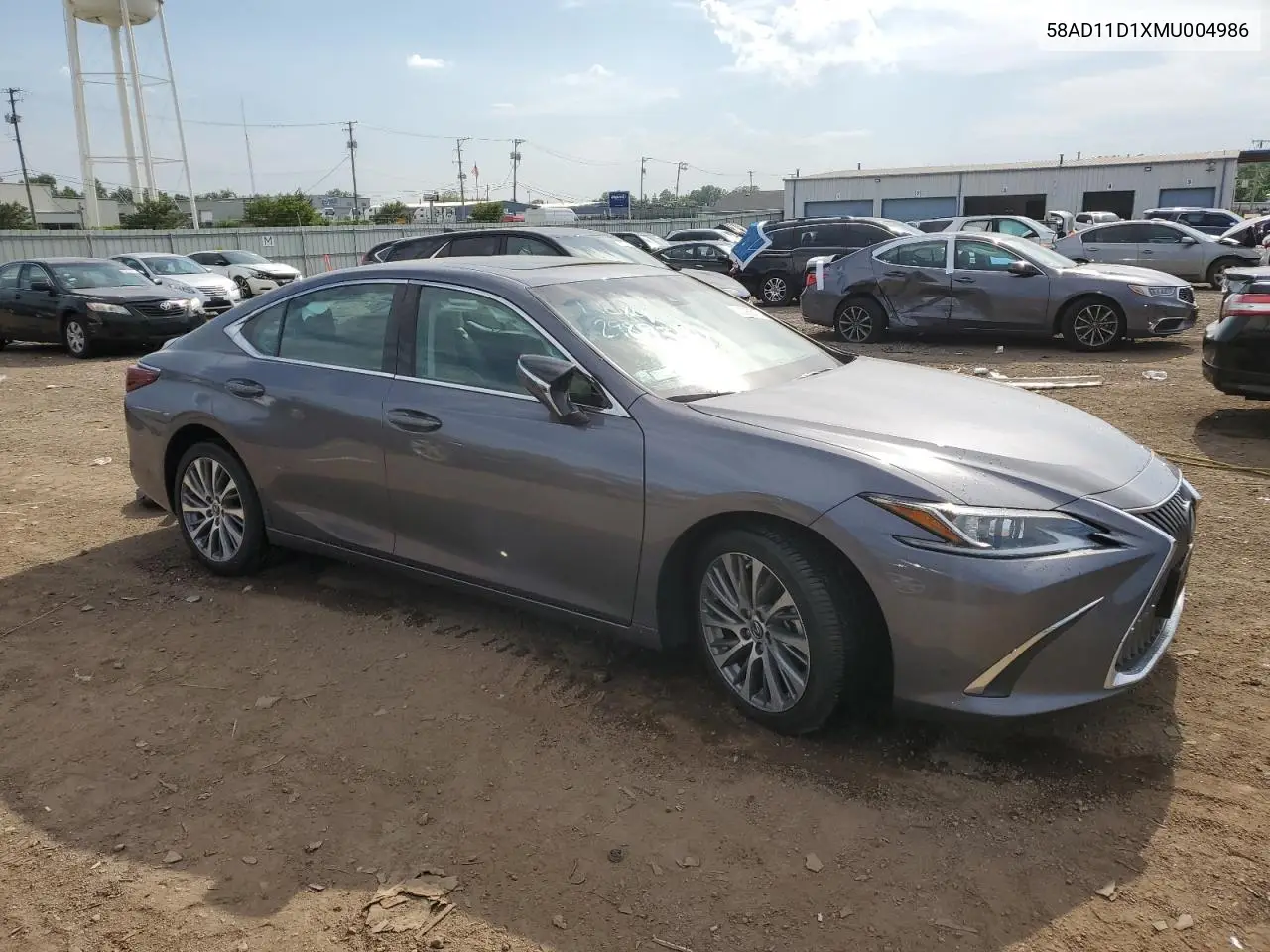 2021 Lexus Es 250 Base VIN: 58AD11D1XMU004986 Lot: 62398845