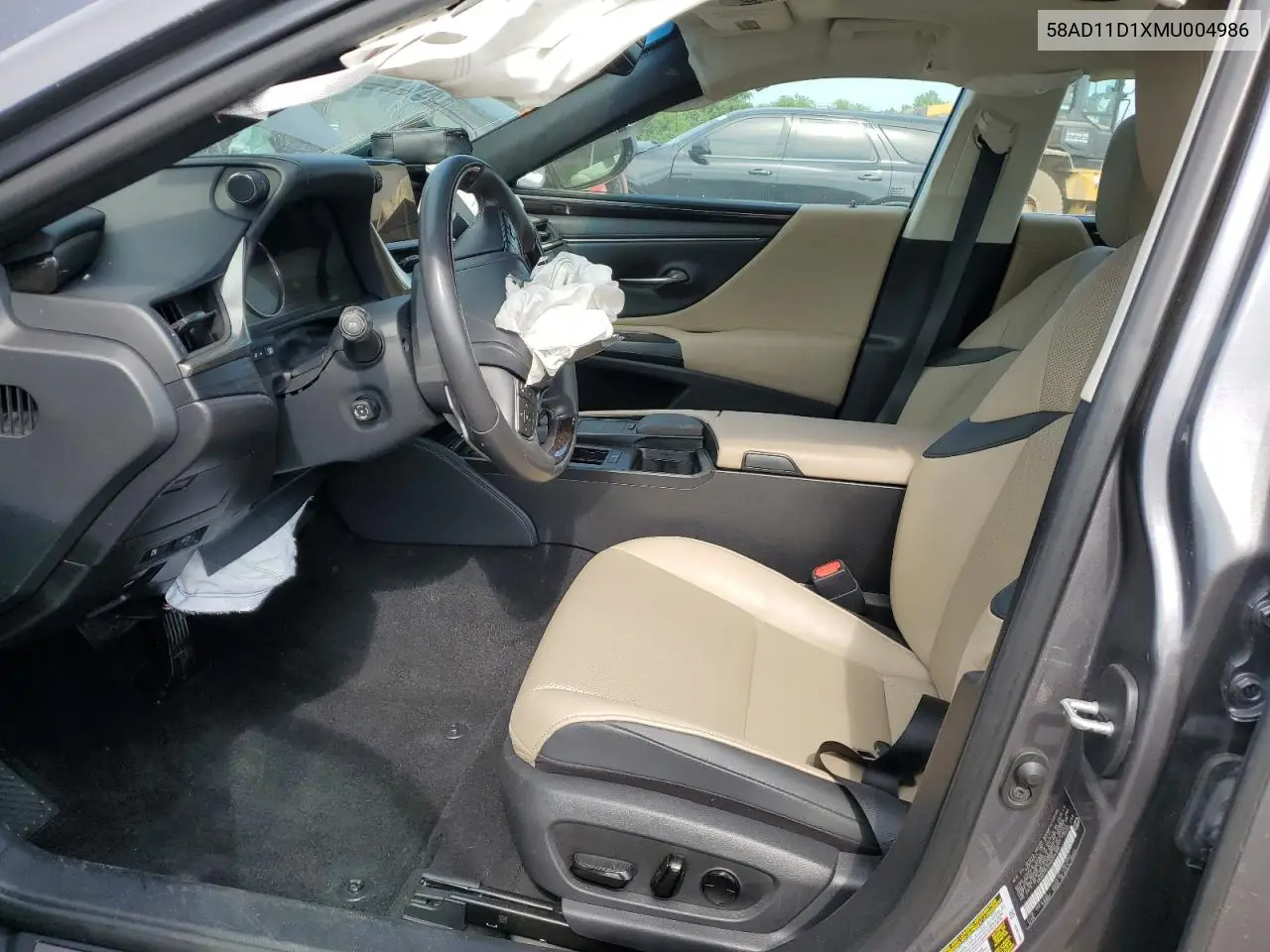 2021 Lexus Es 250 Base VIN: 58AD11D1XMU004986 Lot: 62398845