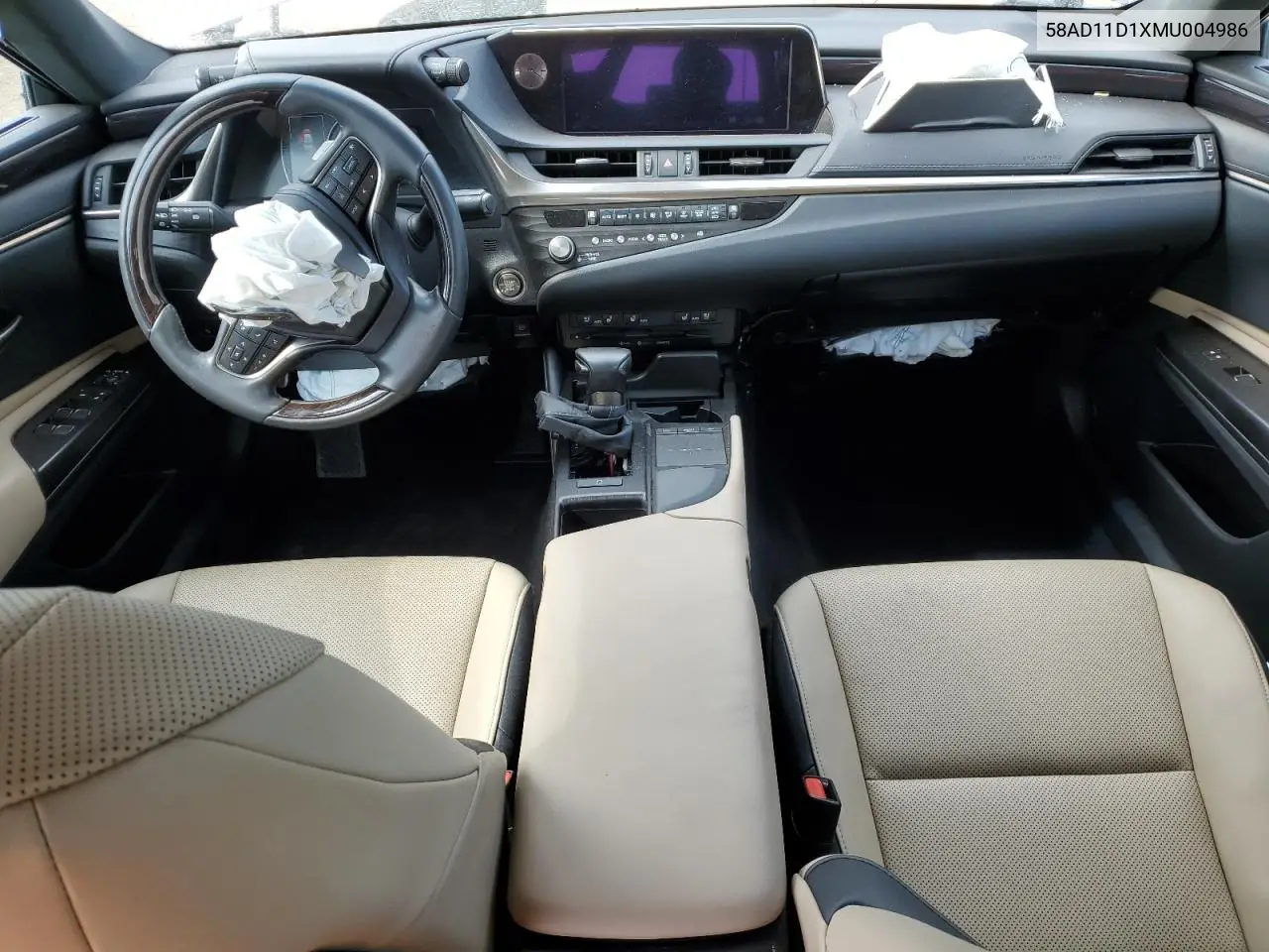 2021 Lexus Es 250 Base VIN: 58AD11D1XMU004986 Lot: 62398845