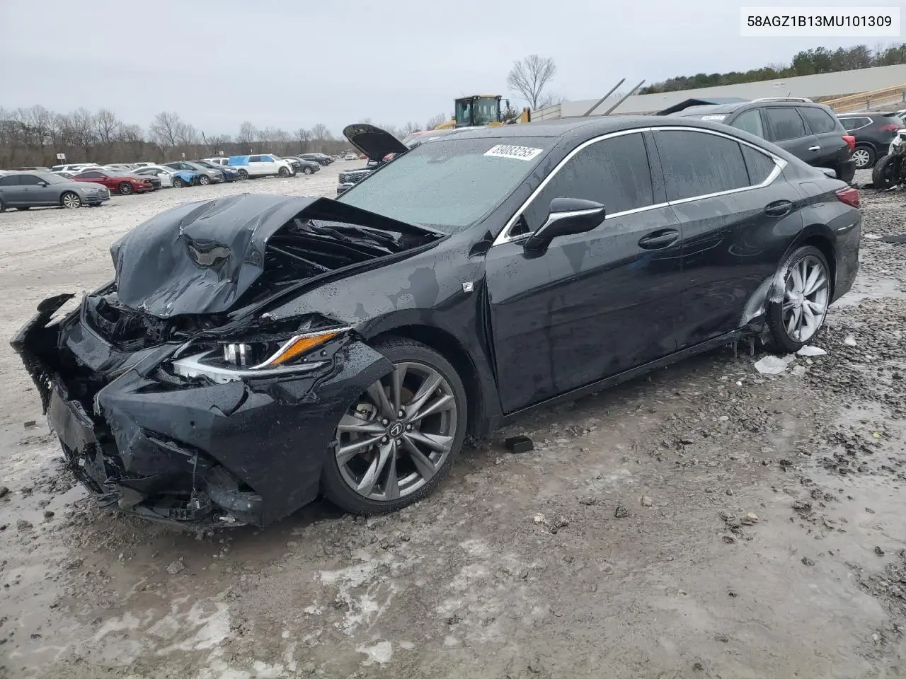 2021 Lexus Es 350 Base VIN: 58AGZ1B13MU101309 Lot: 89083255