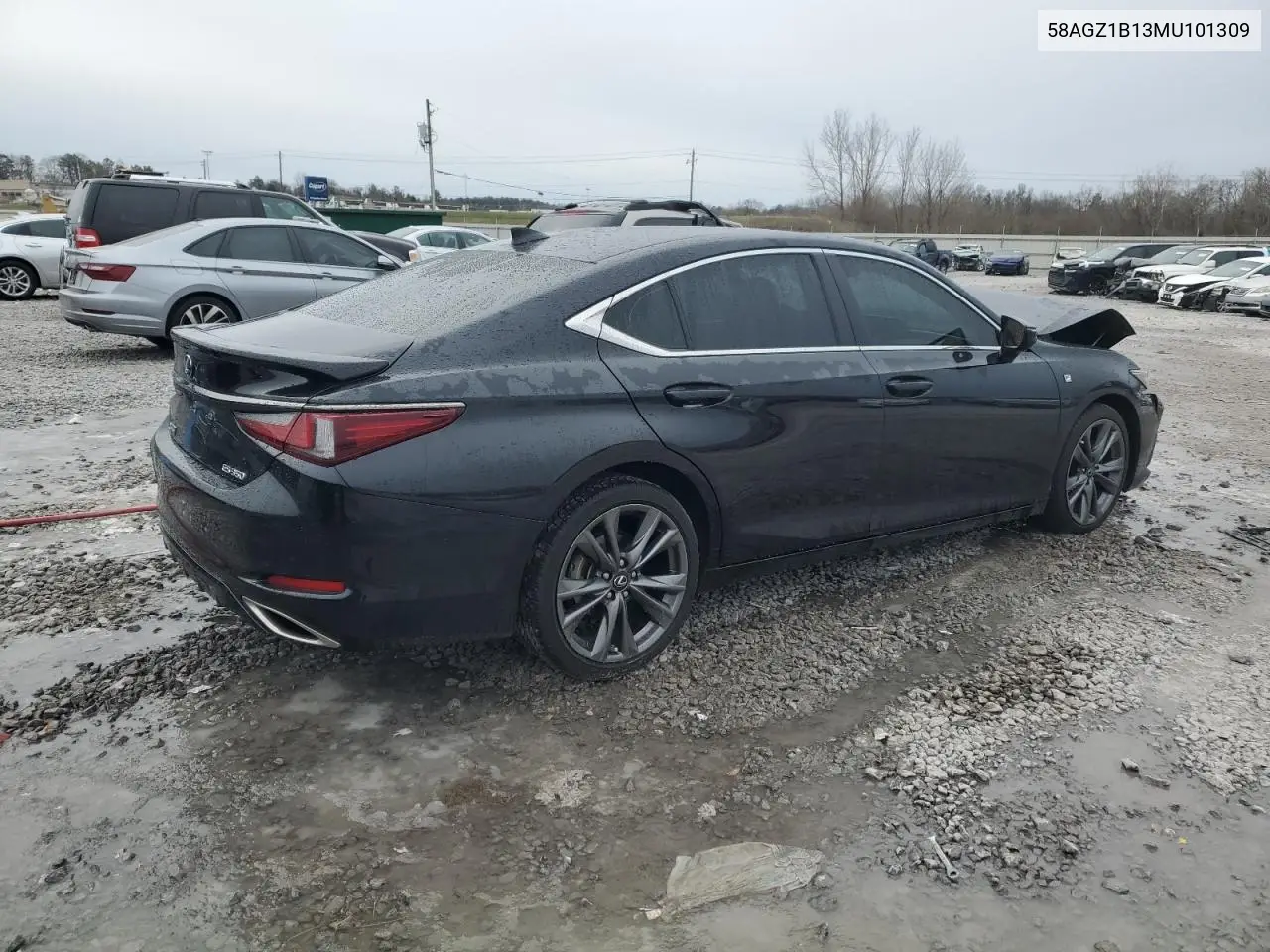 2021 Lexus Es 350 Base VIN: 58AGZ1B13MU101309 Lot: 89083255