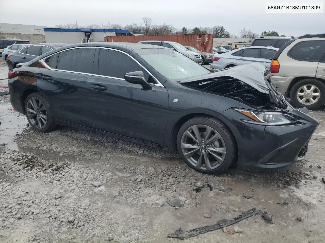 2021 Lexus Es 350 Base VIN: 58AGZ1B13MU101309 Lot: 89083255