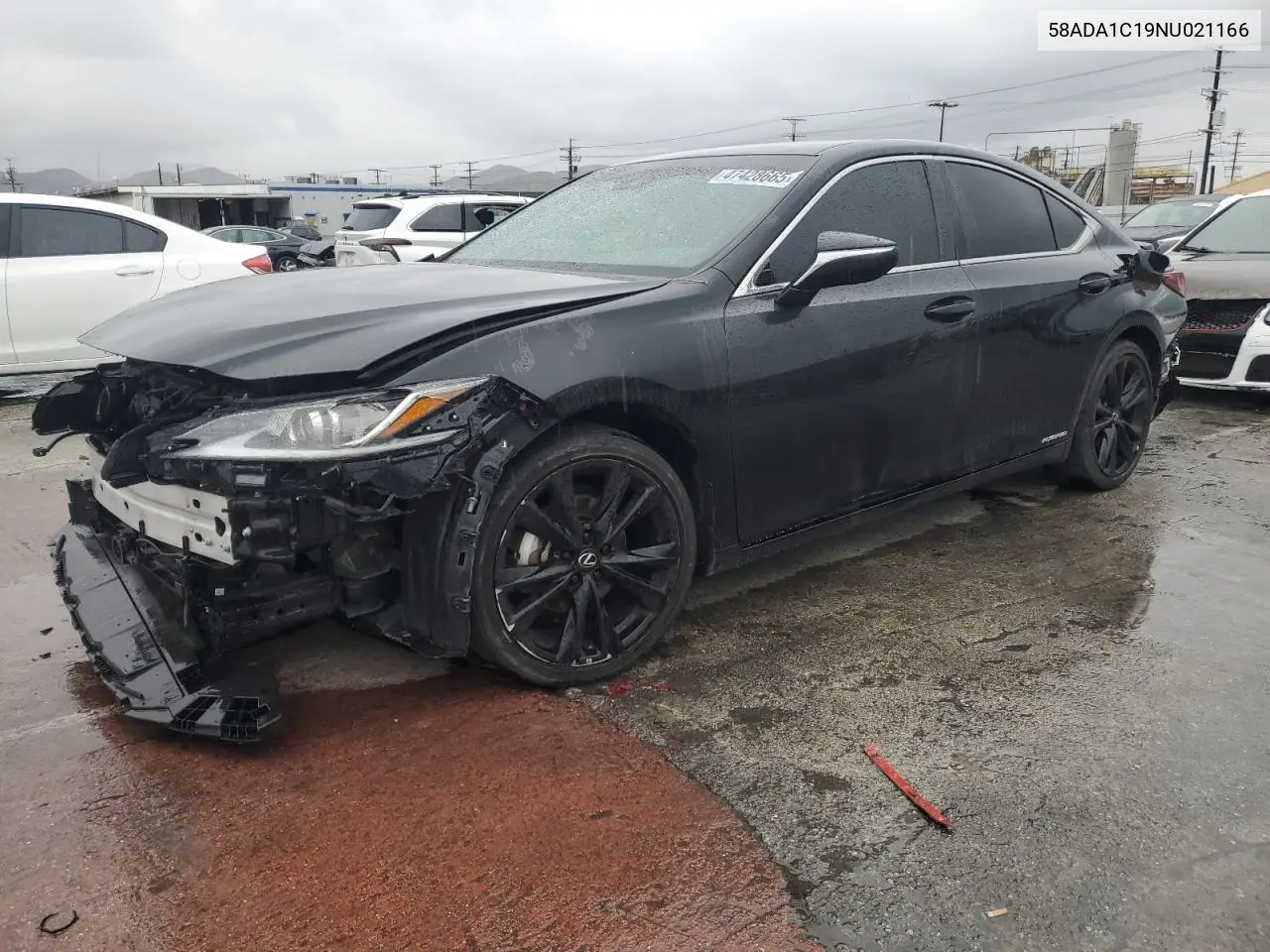 2022 Lexus Es 300H Base VIN: 58ADA1C19NU021166 Lot: 47428665