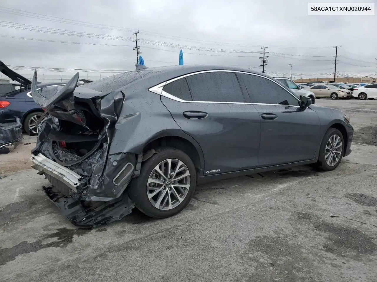 2022 Lexus Es 300H Base VIN: 58ACA1C1XNU020944 Lot: 50840265