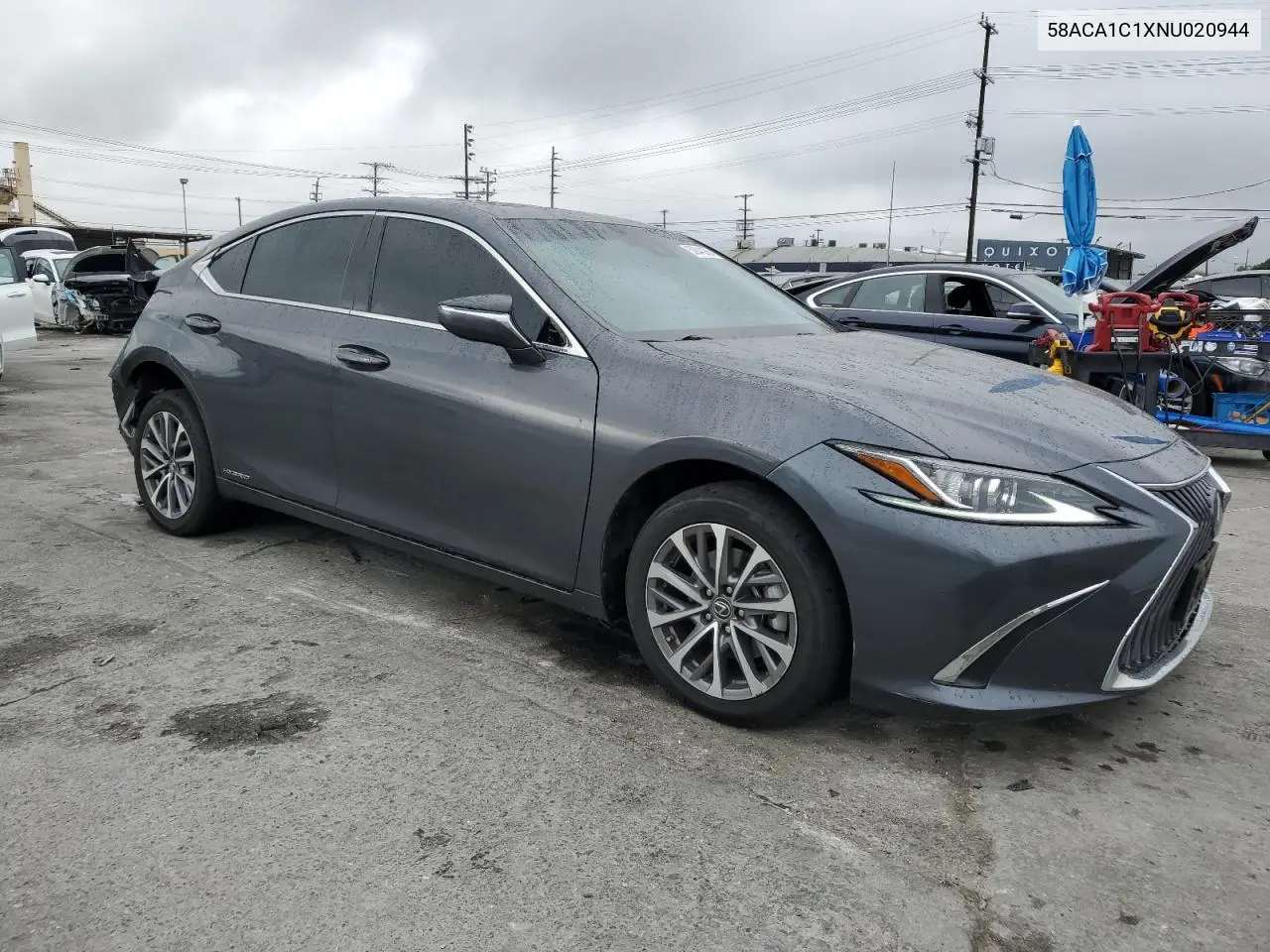 2022 Lexus Es 300H Base VIN: 58ACA1C1XNU020944 Lot: 50840265