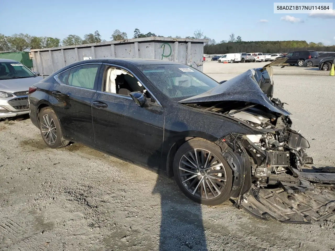 2022 Lexus Es 350 Base VIN: 58ADZ1B17NU114584 Lot: 51850855