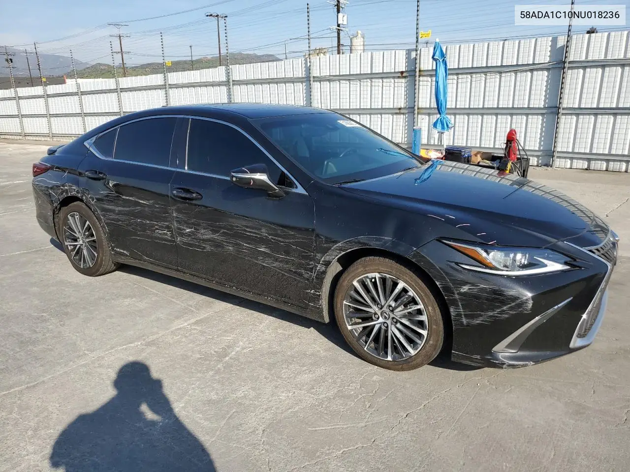 2022 Lexus Es 300H Base VIN: 58ADA1C10NU018236 Lot: 51863805