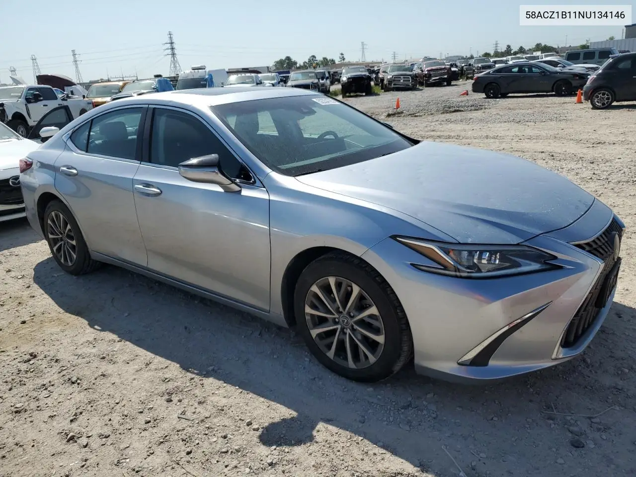 2022 Lexus Es 350 Base VIN: 58ACZ1B11NU134146 Lot: 52334795