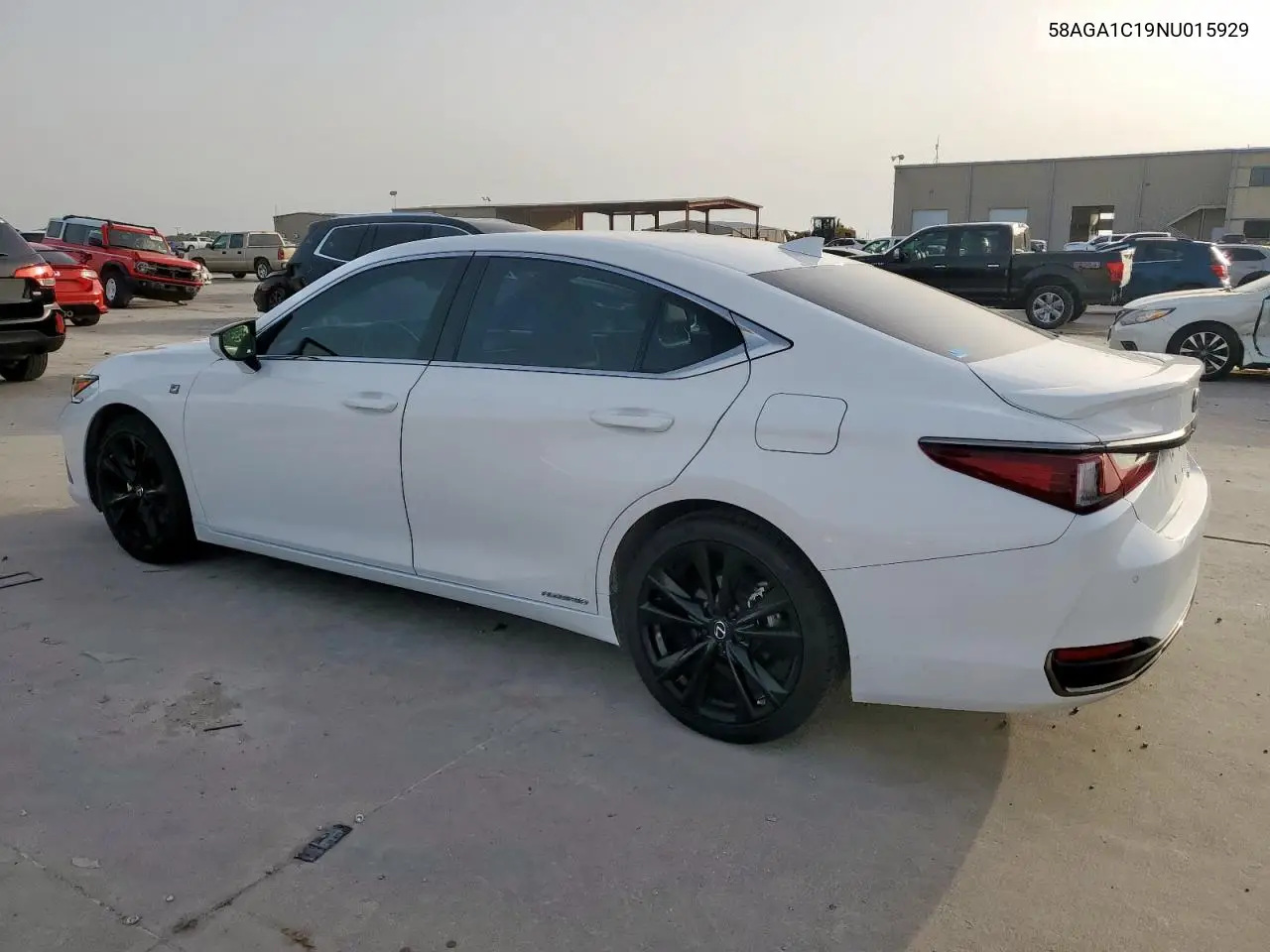 2022 Lexus Es 300H Base VIN: 58AGA1C19NU015929 Lot: 56963705