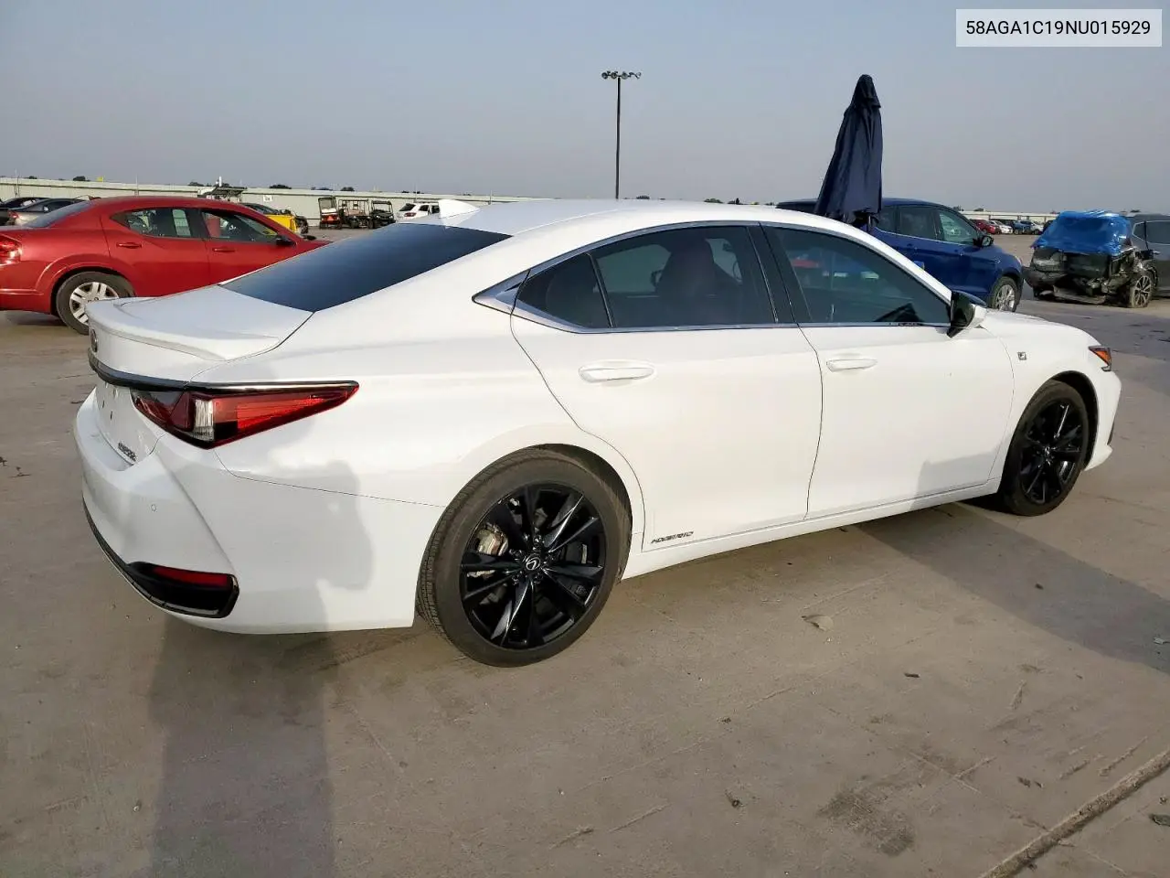 2022 Lexus Es 300H Base VIN: 58AGA1C19NU015929 Lot: 56963705