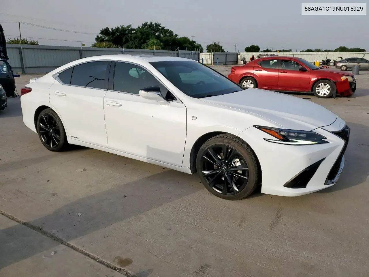2022 Lexus Es 300H Base VIN: 58AGA1C19NU015929 Lot: 56963705