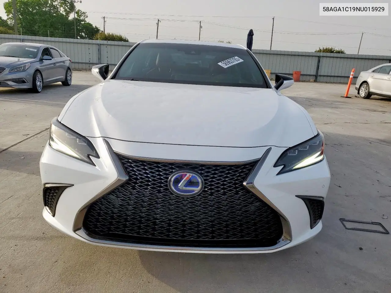 2022 Lexus Es 300H Base VIN: 58AGA1C19NU015929 Lot: 56963705