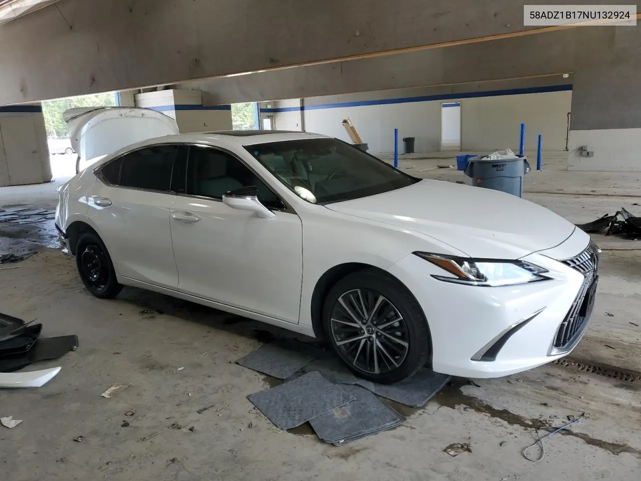 2022 Lexus Es 350 Base VIN: 58ADZ1B17NU132924 Lot: 62017425