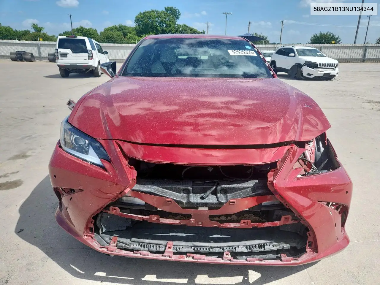 2022 Lexus Es 350 Base VIN: 58AGZ1B13NU134344 Lot: 62925365