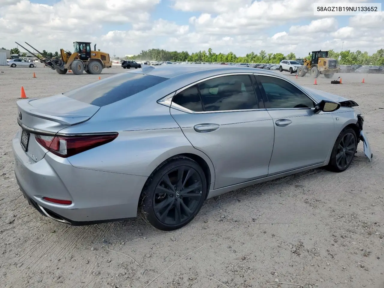 2022 Lexus Es 350 Base VIN: 58AGZ1B19NU133652 Lot: 65914605