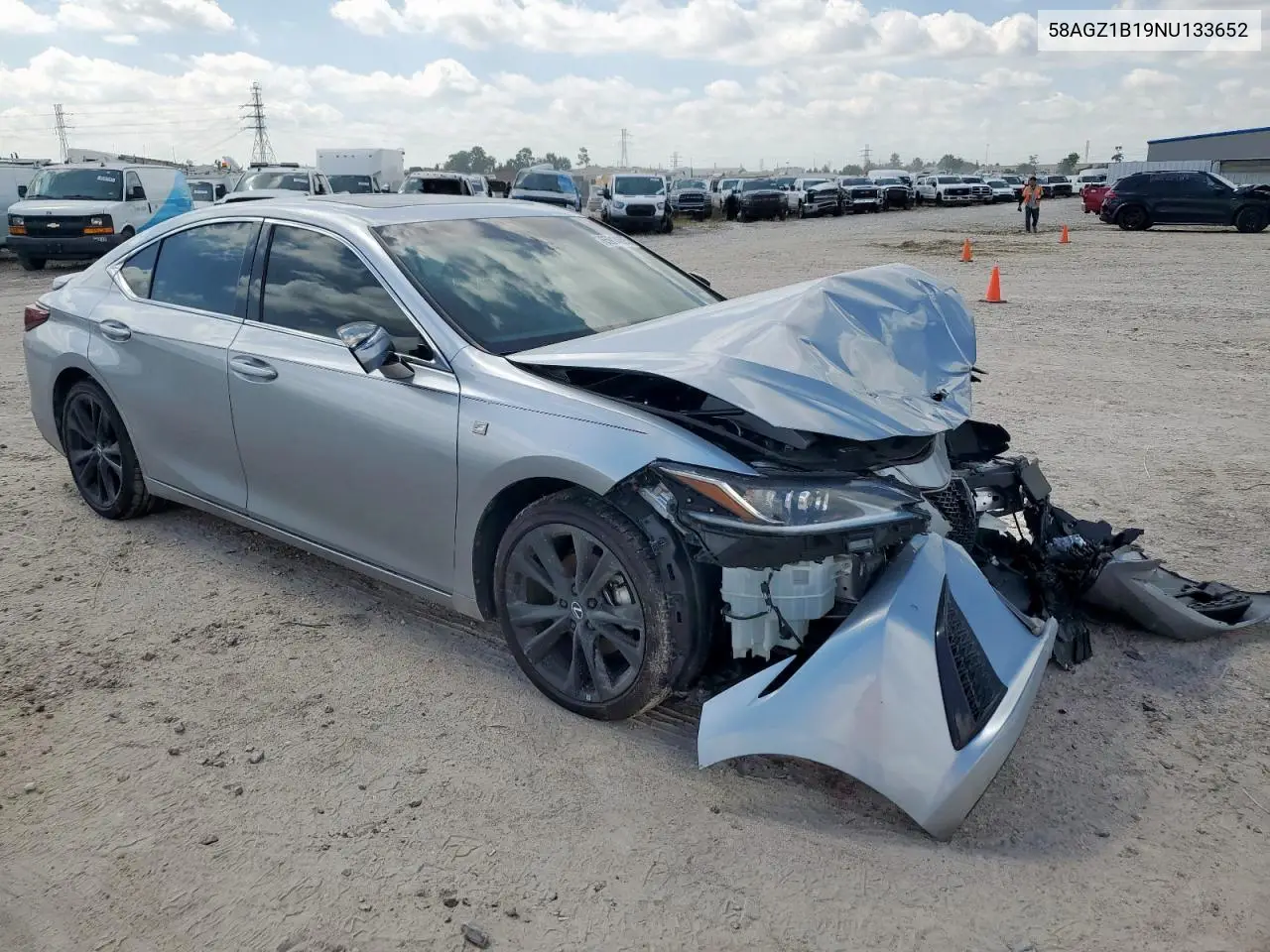 2022 Lexus Es 350 Base VIN: 58AGZ1B19NU133652 Lot: 65914605