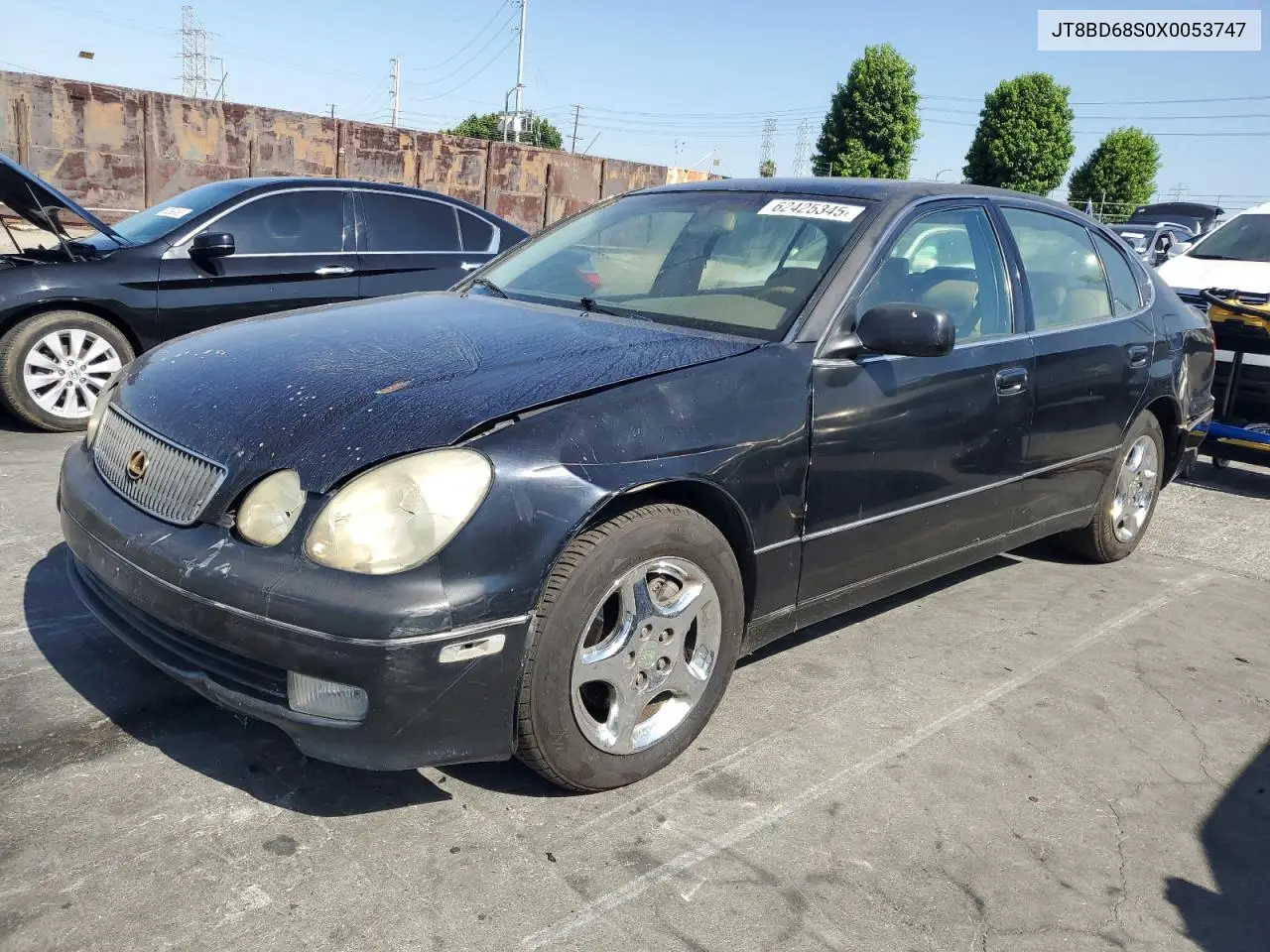 1999 Lexus Gs 300 VIN: JT8BD68S0X0053747 Lot: 62425345