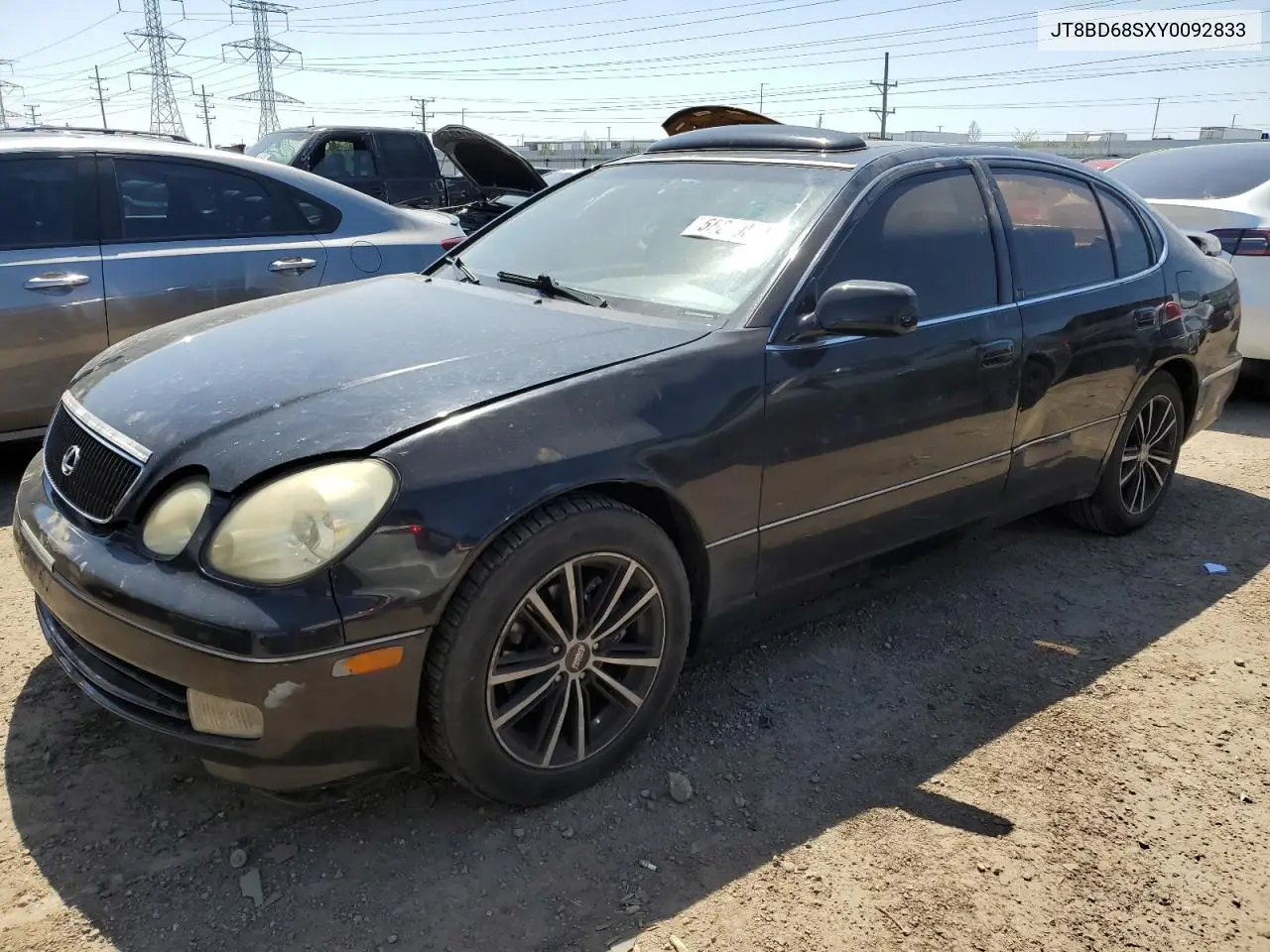 2000 Lexus Gs 300 VIN: JT8BD68SXY0092833 Lot: 56249065