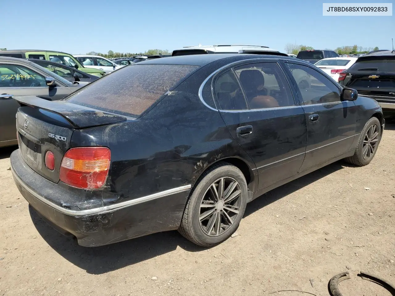 2000 Lexus Gs 300 VIN: JT8BD68SXY0092833 Lot: 56249065