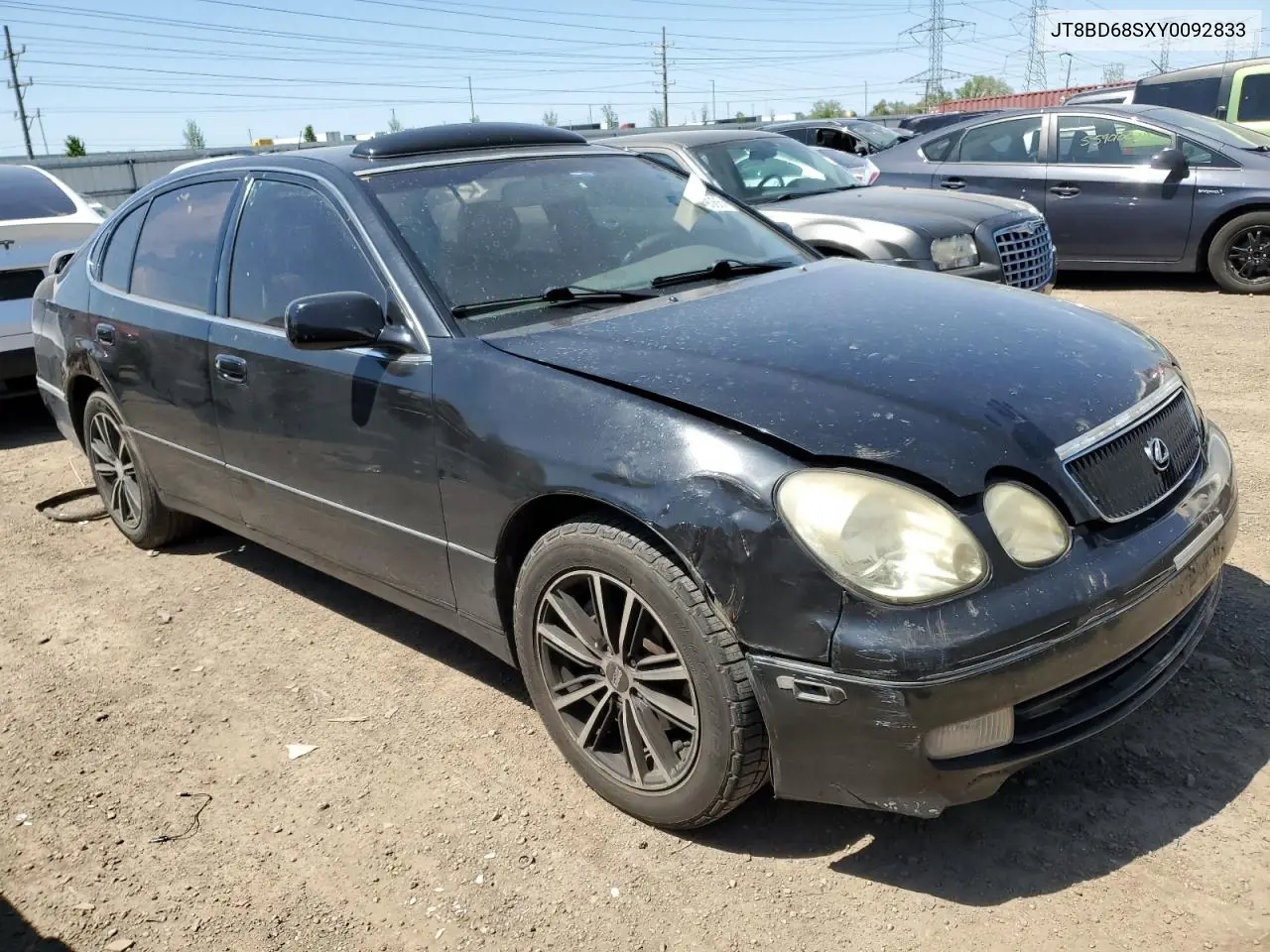 2000 Lexus Gs 300 VIN: JT8BD68SXY0092833 Lot: 56249065