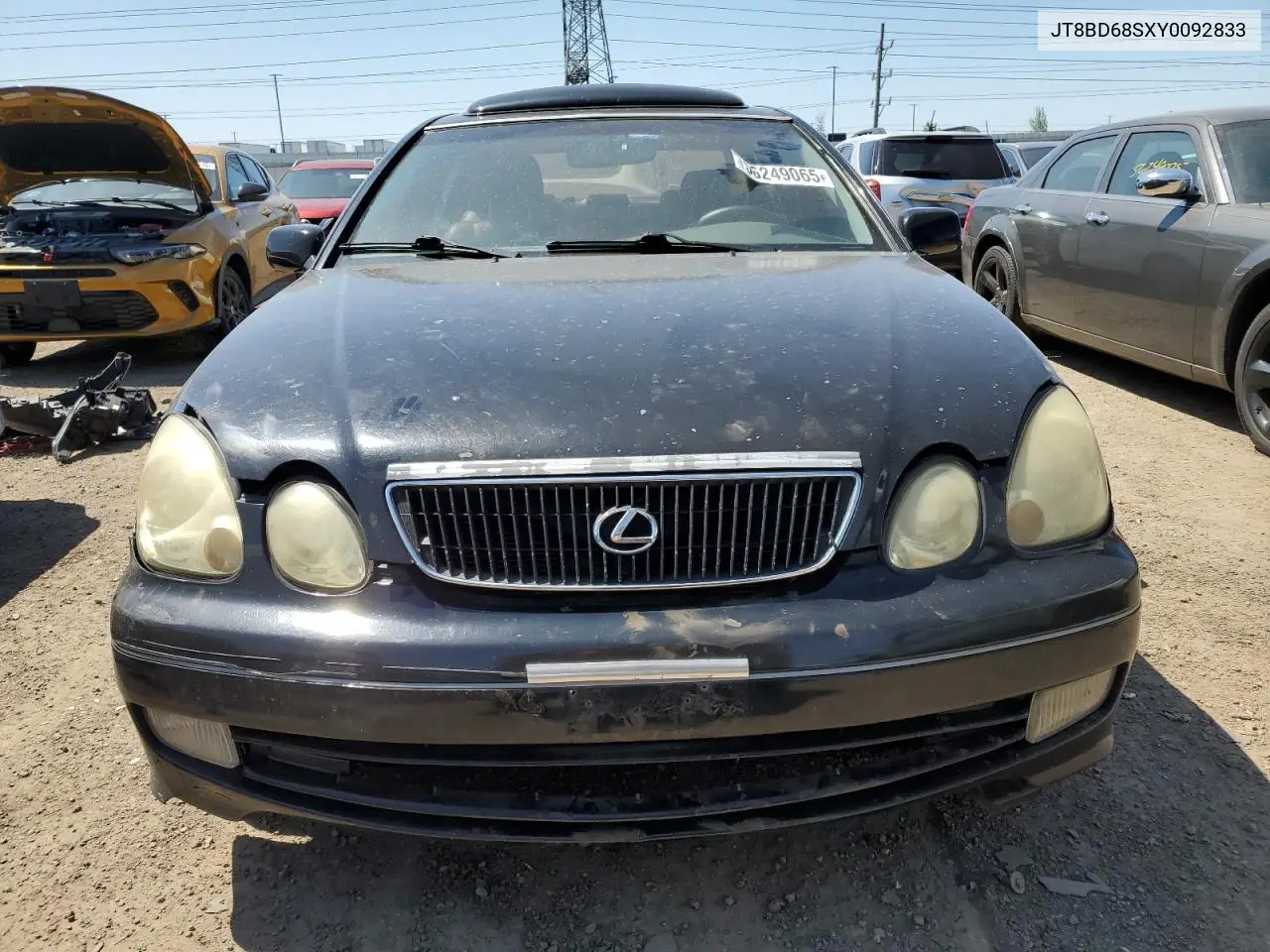 2000 Lexus Gs 300 VIN: JT8BD68SXY0092833 Lot: 56249065