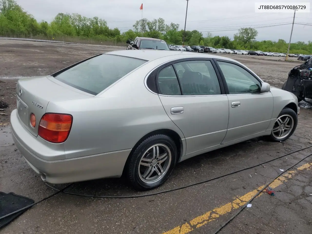 2000 Lexus Gs 300 VIN: JT8BD68S7Y0086729 Lot: 56308975